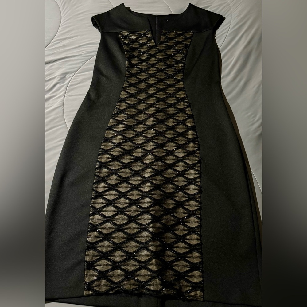 Dress black NWOT by Connected Apparel .